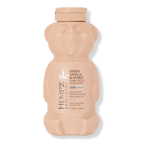 Limited Edition Bare Body Warm Vanilla & Amber Herbal Body Moisturizer