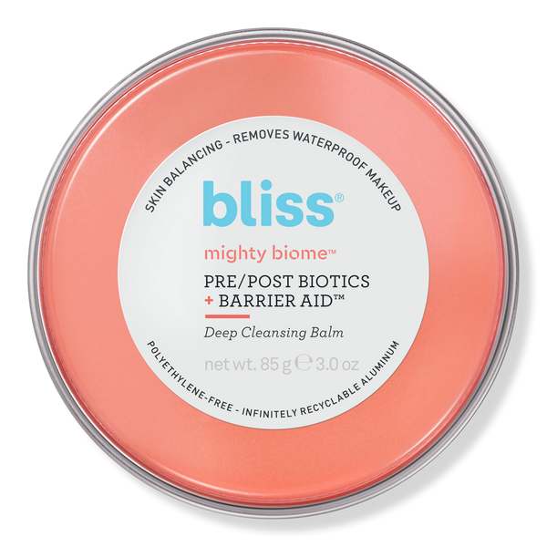 Bliss Mighty Biome Pre/Post Biotics + Barrier Aid Cleansing Balm