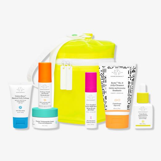 Trial size skincare
