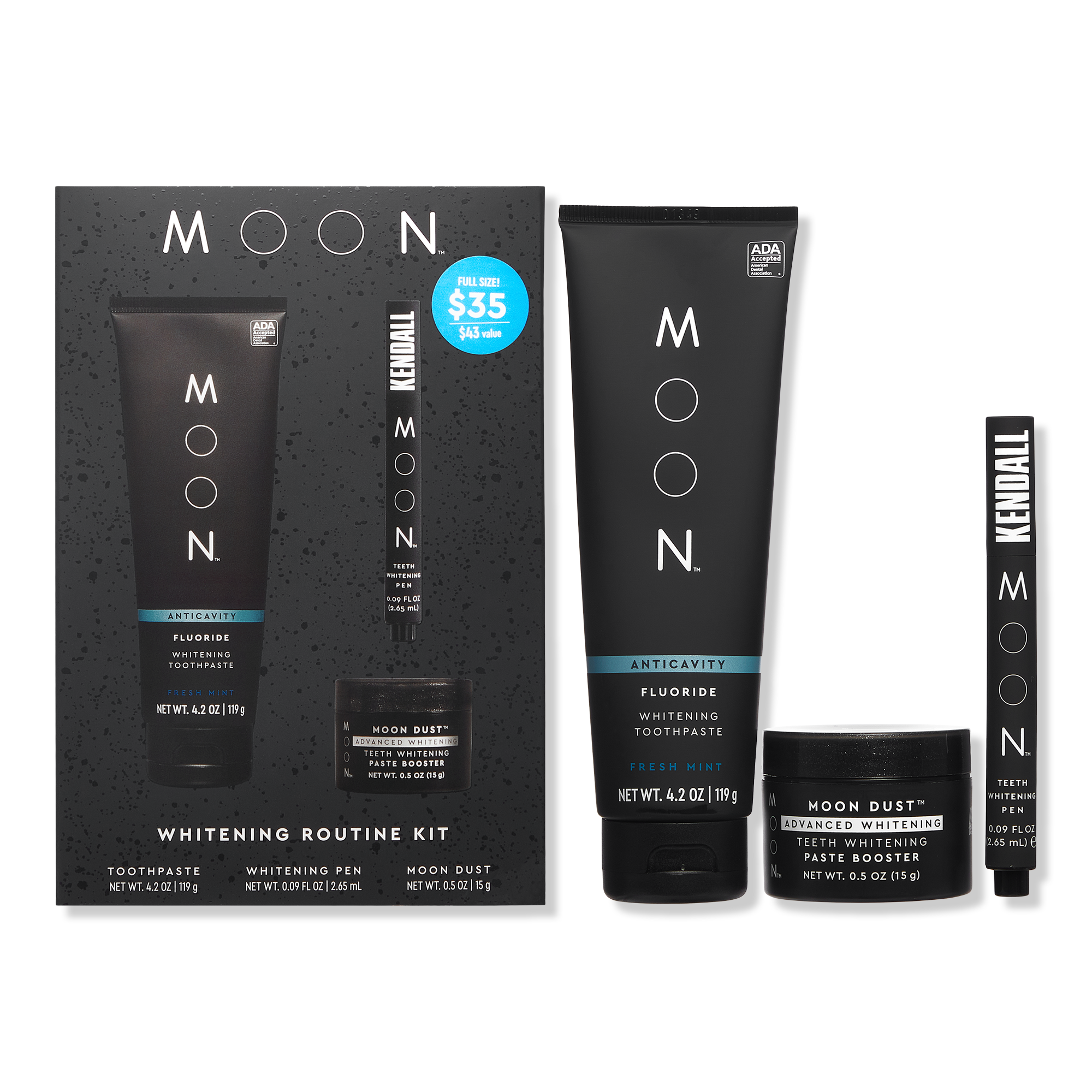 Moon Teeth Whitening Routine Kit #1