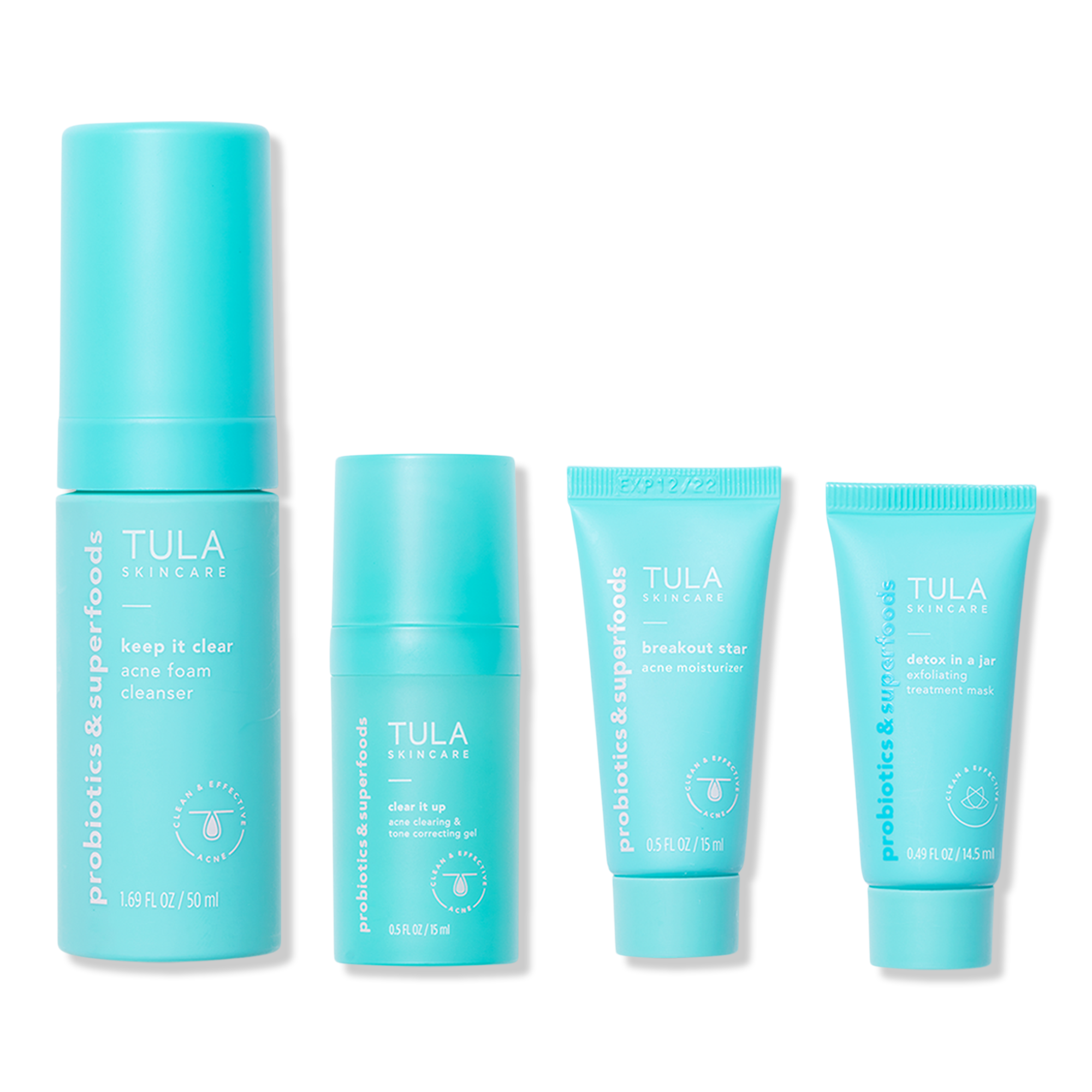 TULA Clear Skin Starters Travel-Size Acne & Blemish Fighting Kit #1