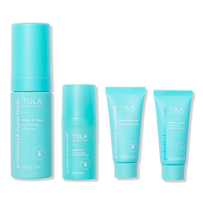 TULA Clear Skin Starters Travel-Size Acne & Blemish Fighting Kit