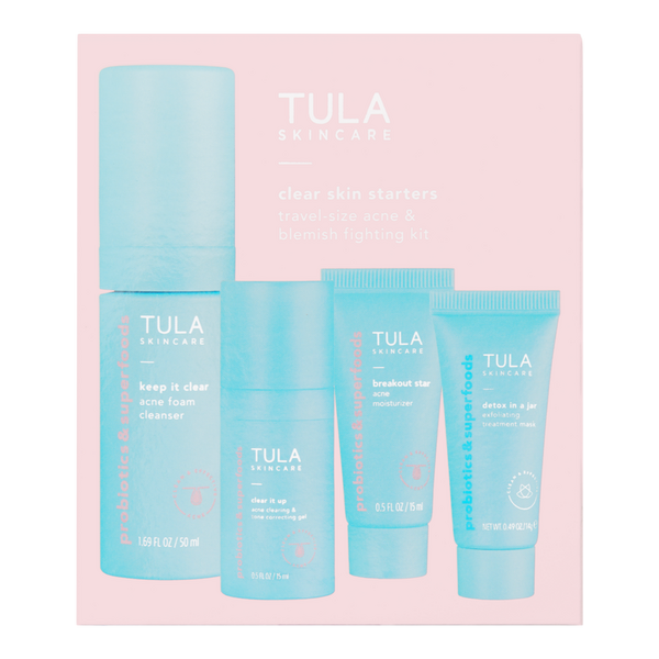 TULA Clear Skin Starters Travel-Size Acne & Blemish Fighting Kit #4