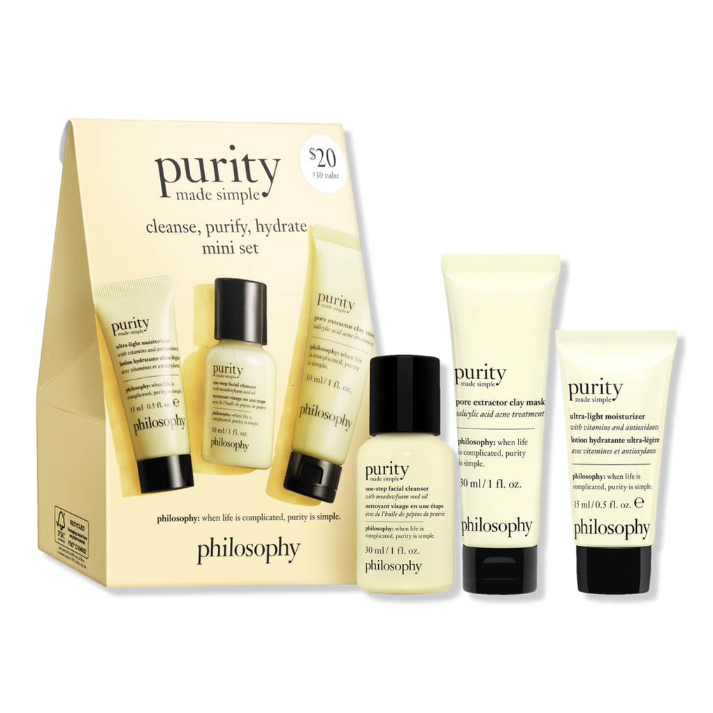 Philosophy Purity Made Simple Cleanse Purify Hydrate Mini Set