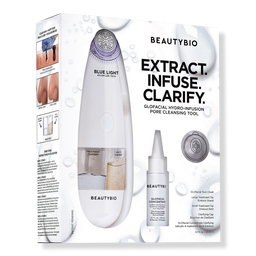BeautyBio GLOfacial Hydro-Infusion Pore Cleansing + Blue LED Clarifying Tool