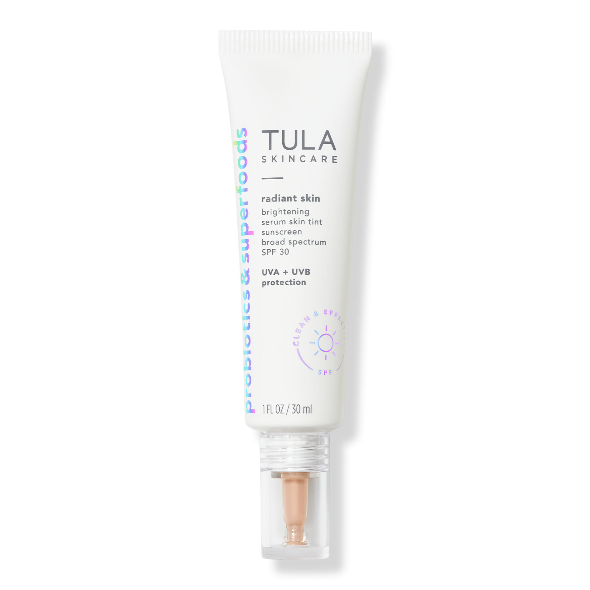 TULA Radiant Skin Brightening Serum Skin Tint SPF 30 #1