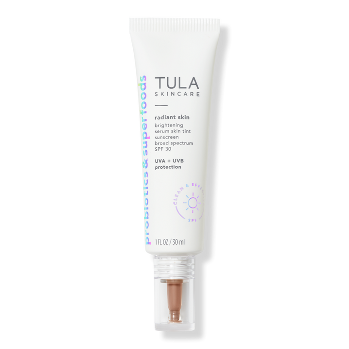 Tula Radiant Skin Brightening Serum Skin Tint Sunscreen Broad Spectrum SPF 30 #1