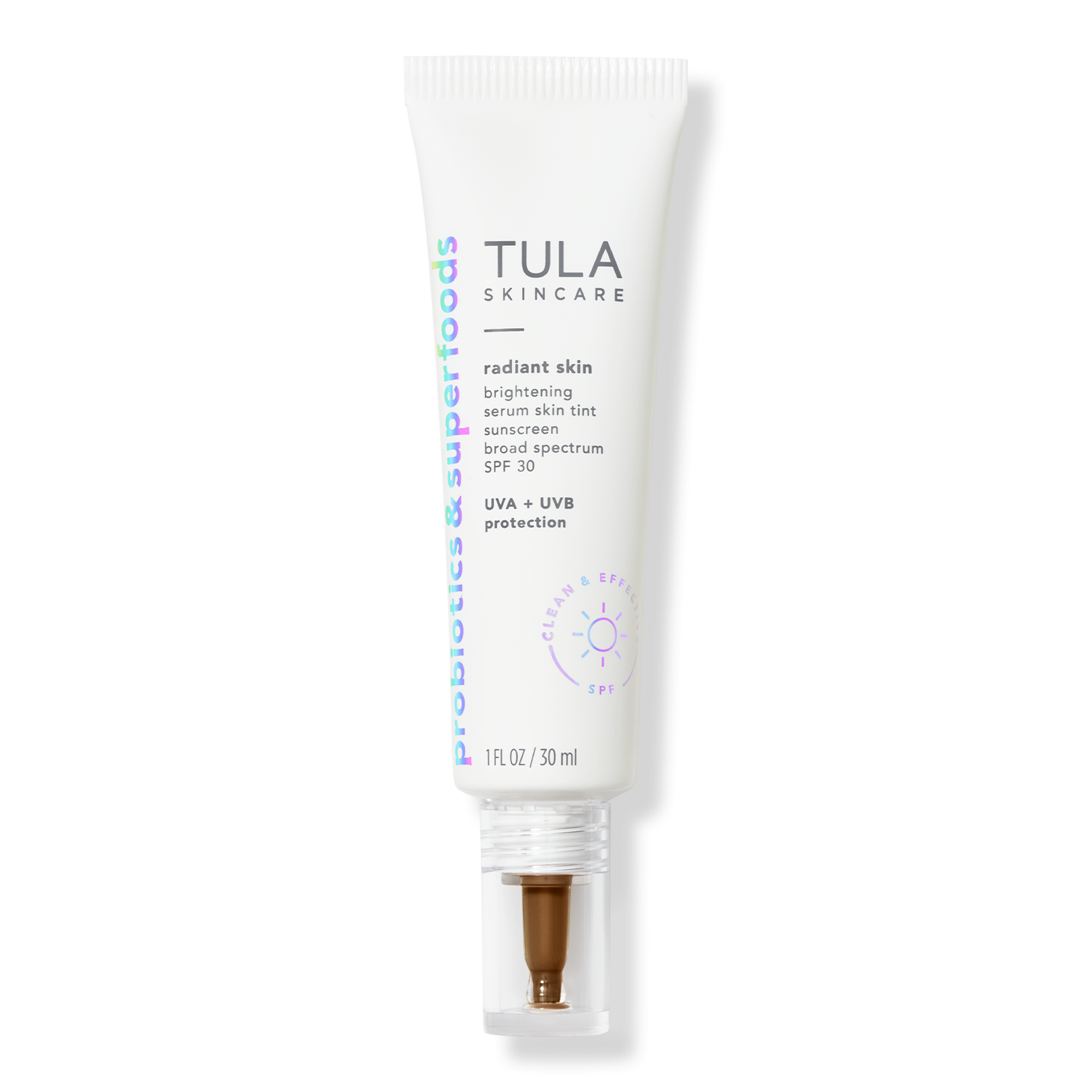 TULA Radiant Skin Brightening Serum Skin Tint SPF 30 #1