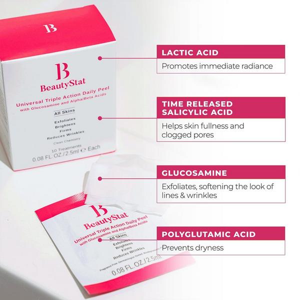 BeautyStat Cosmetics Triple Action One-Step Daily Exfoliating Peel Pad #5