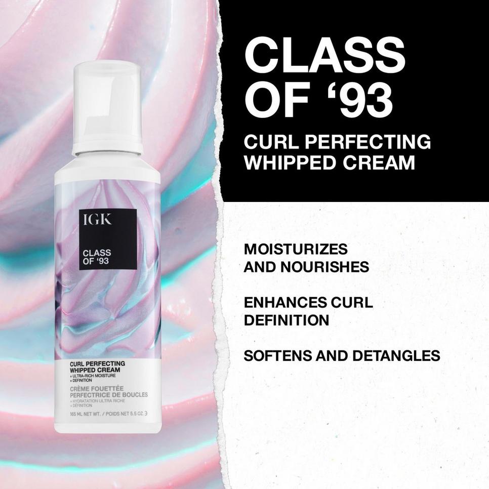 Class of '93 Curl Perfecting Whipped Cream - IGK | Ulta Beauty