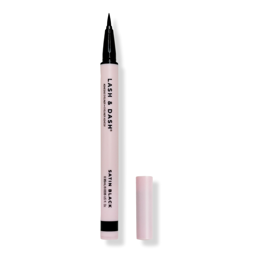 House Of Lashes Lash & Dash Adhesive Eyeliner - Satin Black In Black