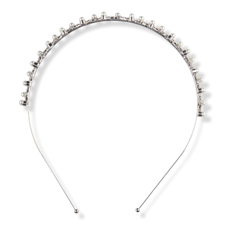 Scünci Pearl & Rhinestone Headband #1