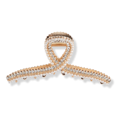 Scünci Pearls & Rhinestone Claw Clip