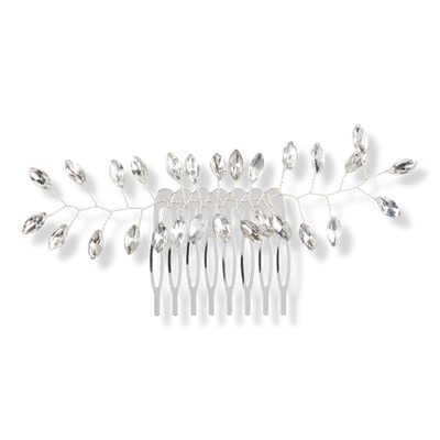 Scünci Silver & Rhinestone Hair Comb