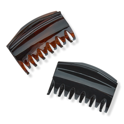 Scünci Black & Tortoise Claw Hair Clips