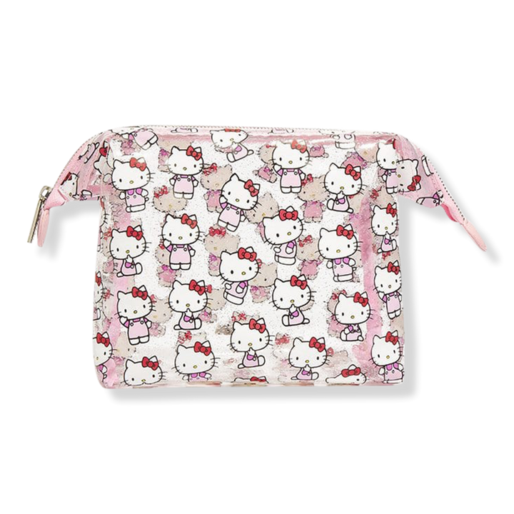 Pink Hello Kitty makeup bag