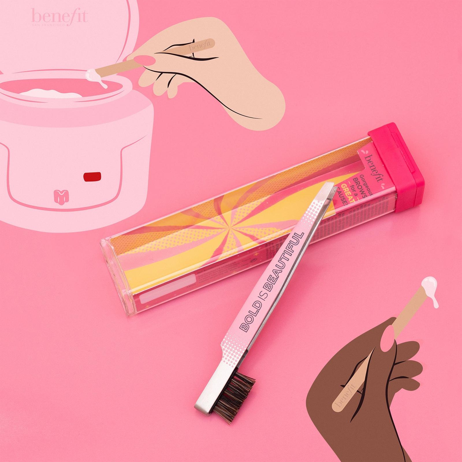Bold is Beautiful Slant Tweezer & Brow Brush