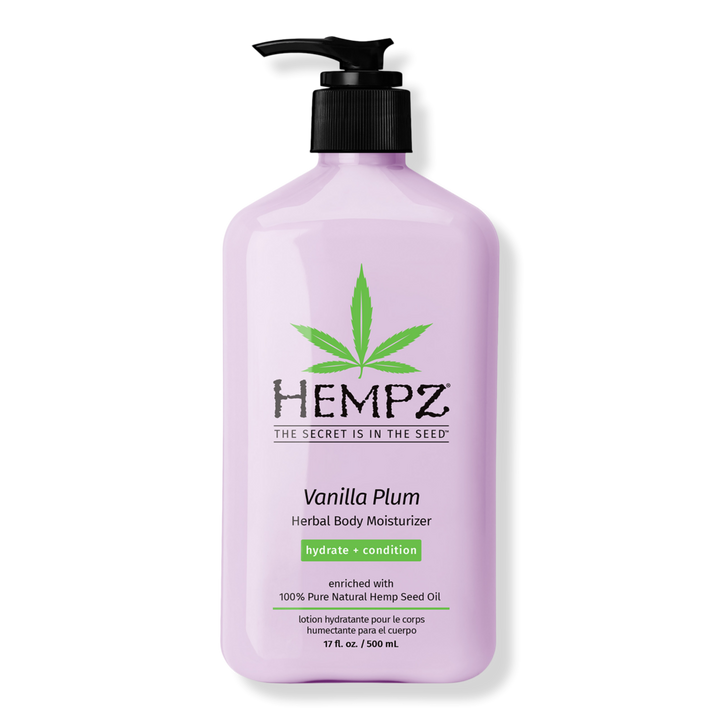 Limited Edition Vanilla Plum Herbal Body Moisturizer Hempz Ulta Beauty