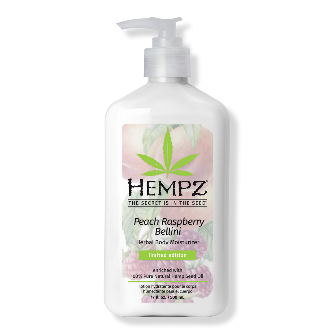 Hempz Limited Edition Peach Raspberry Bellini Herbal Body Moisturizer #1