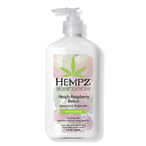 Limited Edition Peach Raspberry Bellini Herbal Body Moisturizer