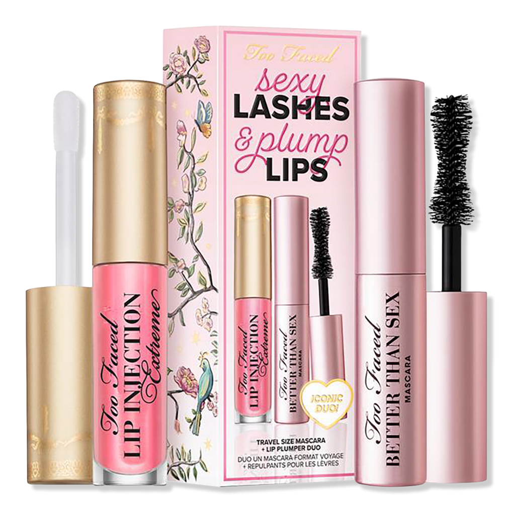 Sexy Lashes & Plump Lips Travel Size Duo - Too Faced | Ulta Beauty