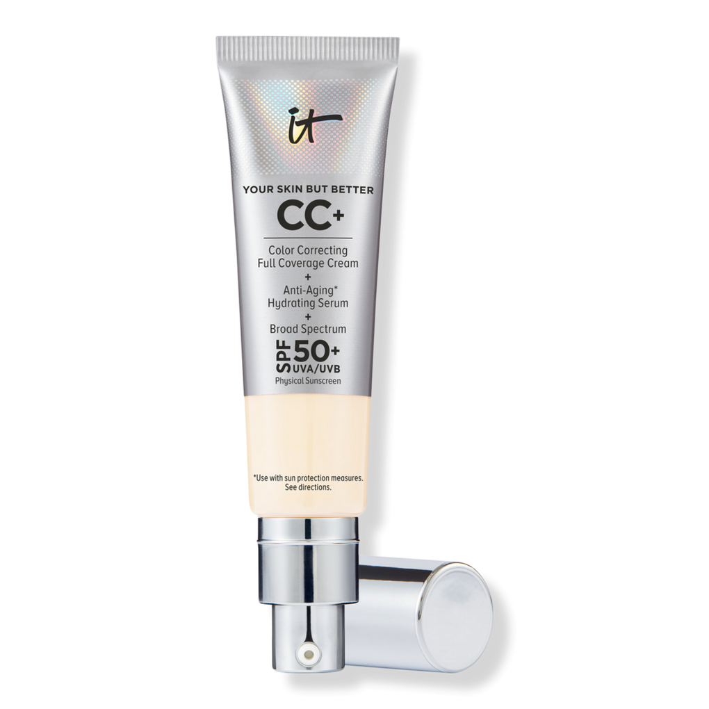 It Cosmetics CC+ Color Correcting Full Coverage Cream SPF 50+ Fair Ivory