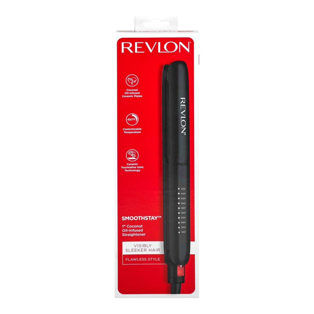 SmoothStay 1'' Coconut Oil-Infused Straightener