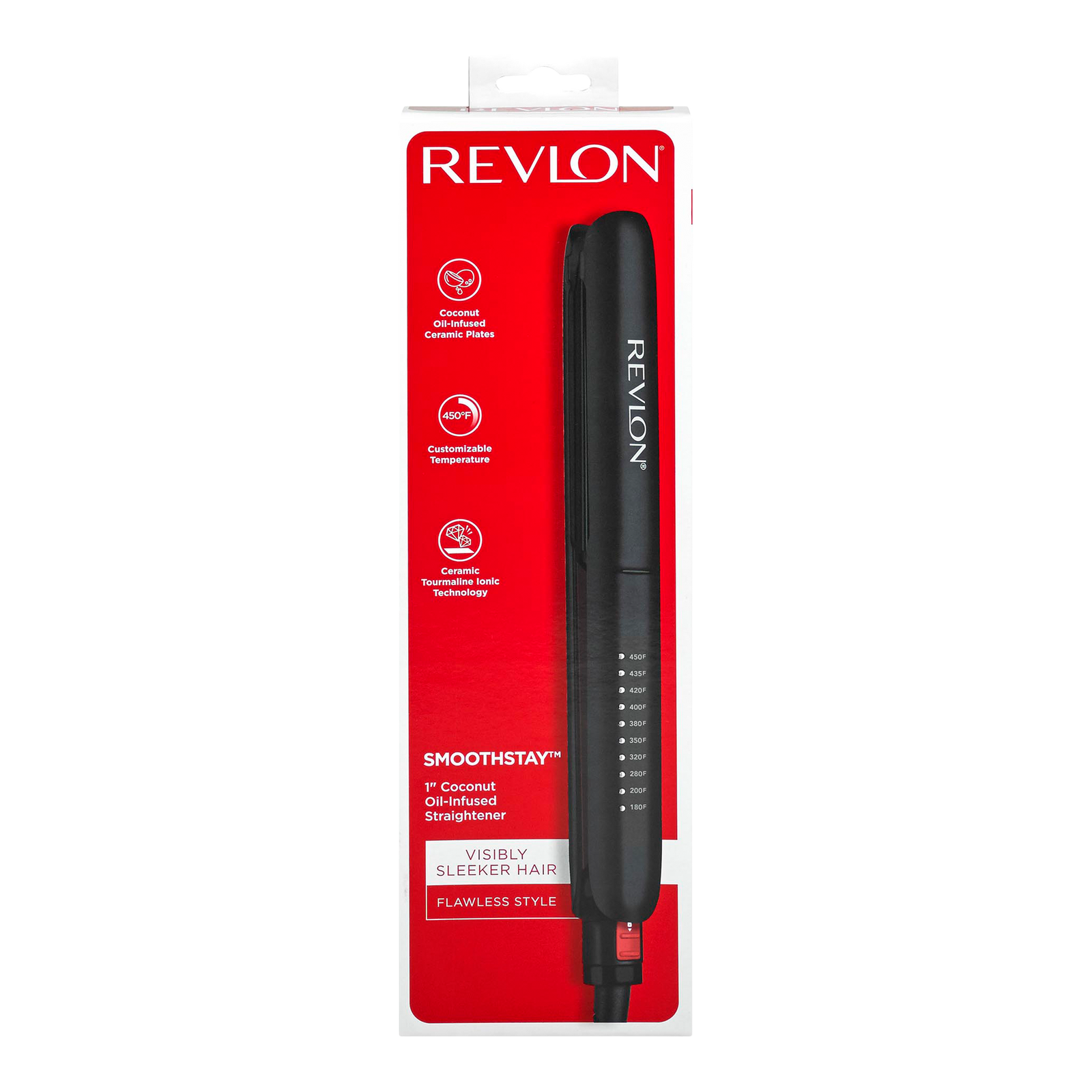 SmoothStay 1'' Coconut Oil-Infused Straightener