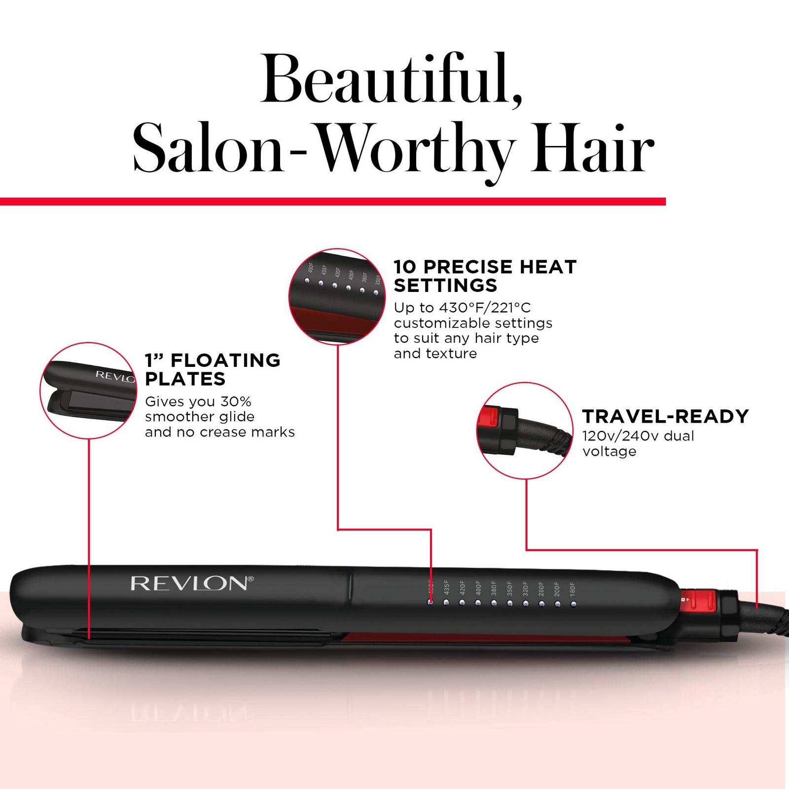SmoothStay 1'' Coconut Oil-Infused Straightener