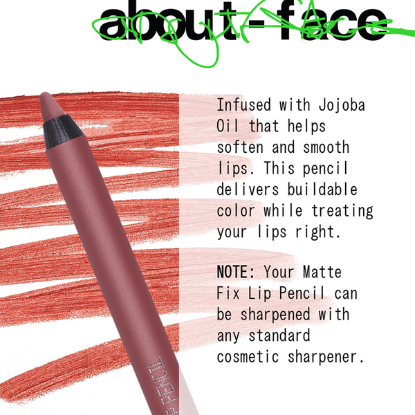 about-face Matte Fix Lip Pencil #5