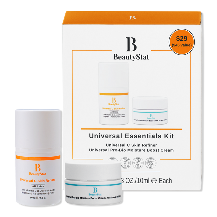 BeautyStat Cosmetics Universal Essentials 2 Piece Kit with Pro-Bio Cream and C Skin Refiner #1