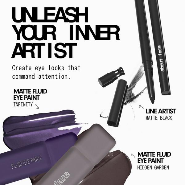 about-face Matte Fluid Eye Paint #8