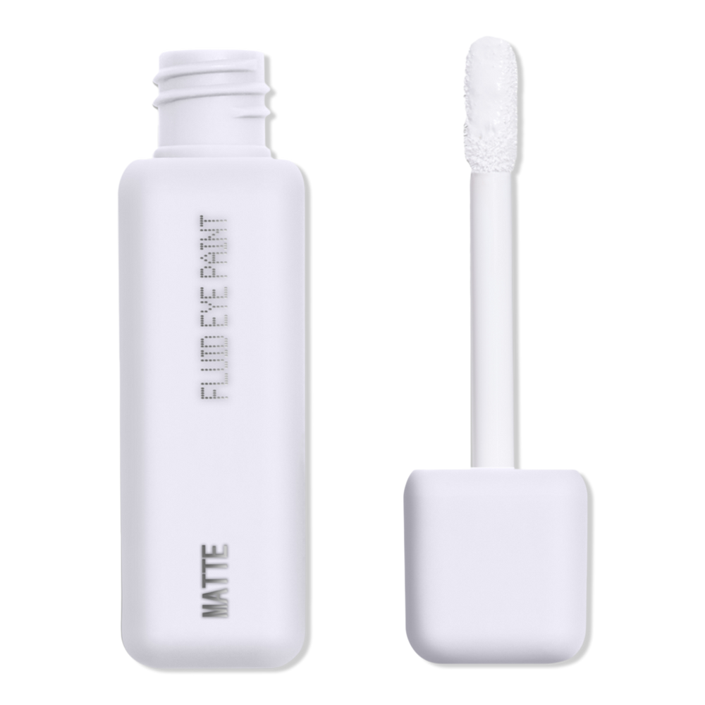About-face Matte Fluid Eye Paint - White Noise