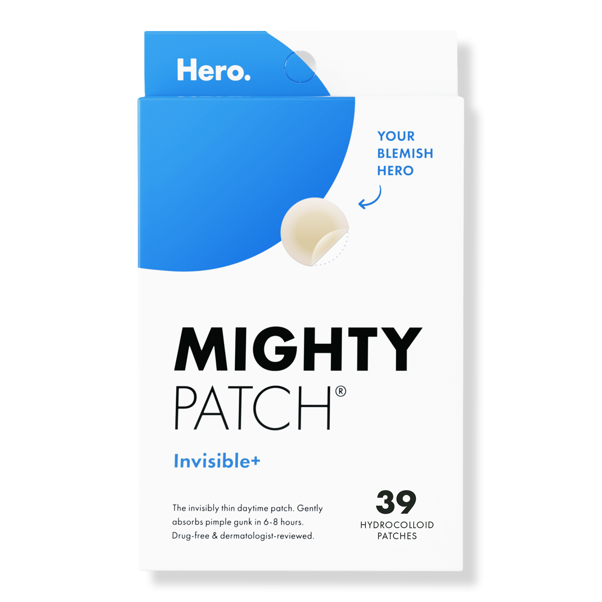 Hero Cosmetics Mighty Patch Invisible+ Daytime Hydrocolloid Acne Pimple Patches #1