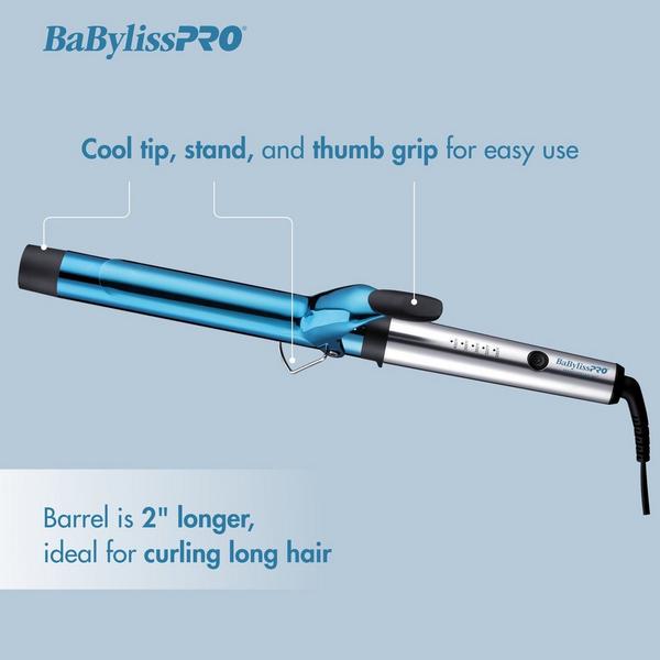 BaBylissPRO Nano Titanium XL Spring Curling Iron #3