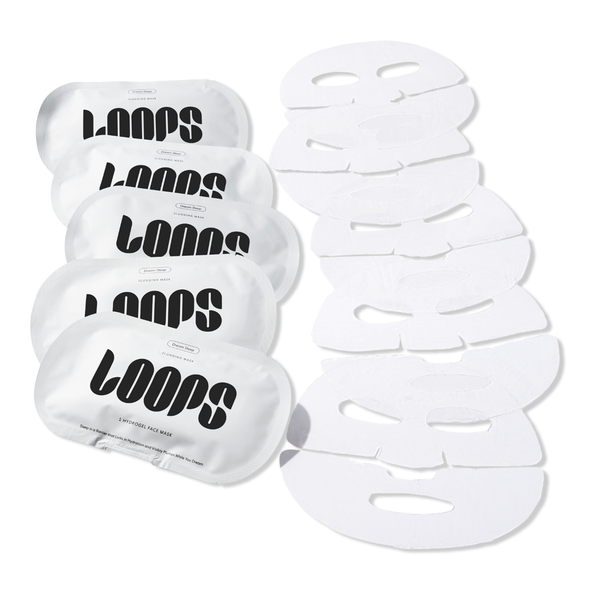 LOOPS Dream Sleep Nighttime Slugging Face Mask 5 Piece Set #1