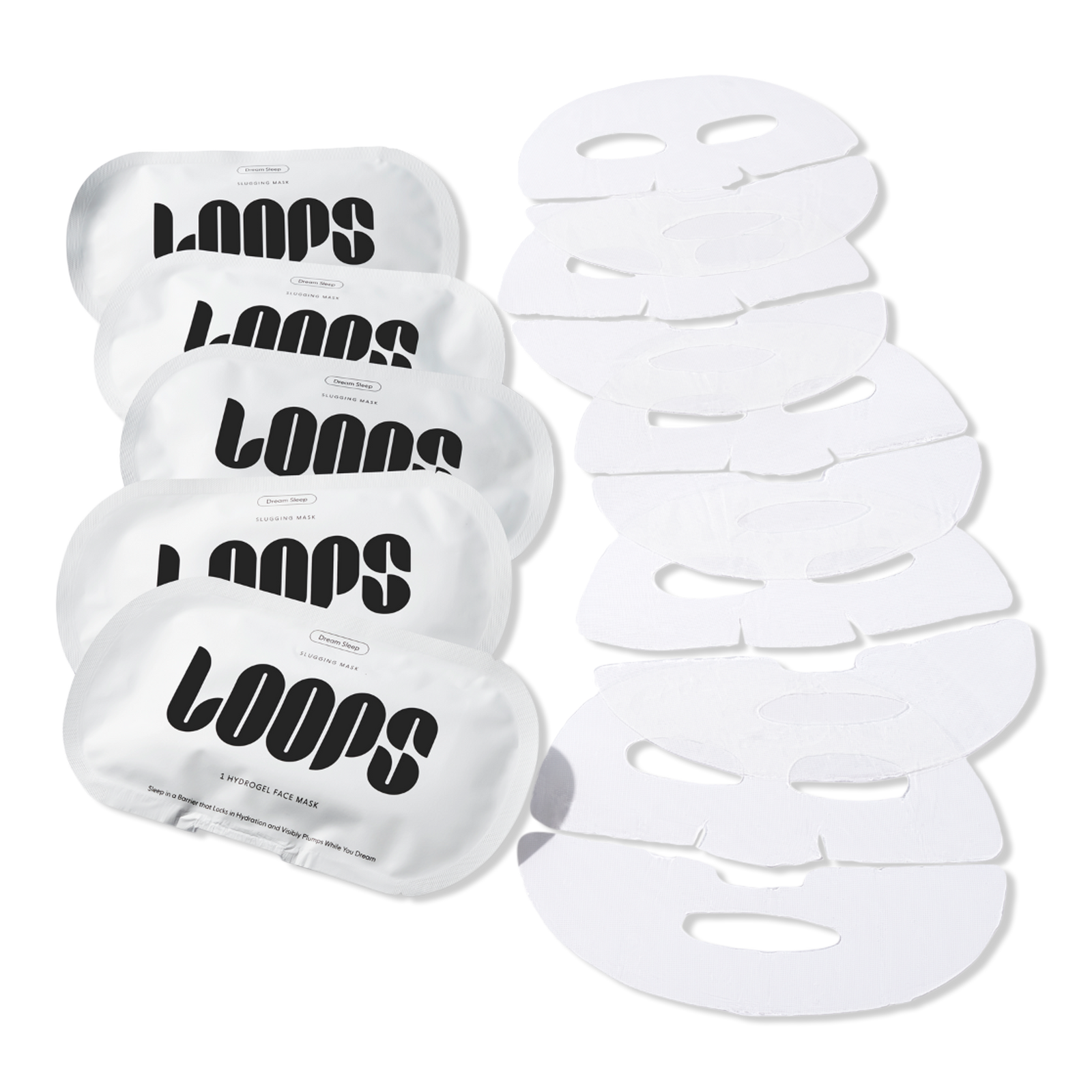LOOPS - Dream Sleep Nighttime Slugging Face Mask 5 Piece Set