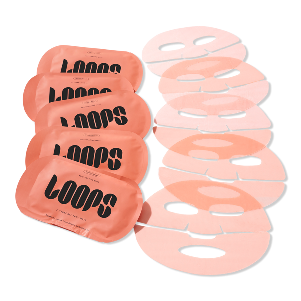 Loops Weekly Reset Rejuvenating Face Mask 5 Piece Set - 5 Ct