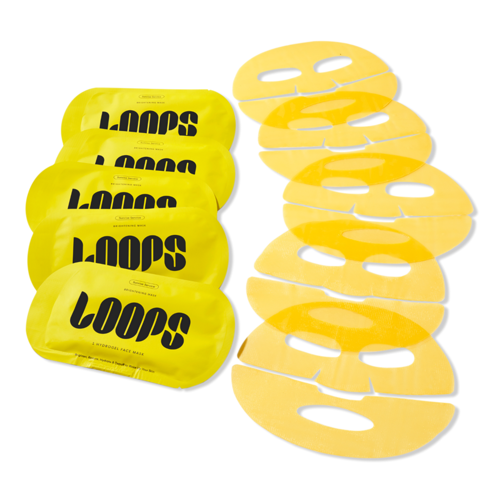 Loops Sunrise Service Brightening Face Mask 5 Piece Set - 5 Ct
