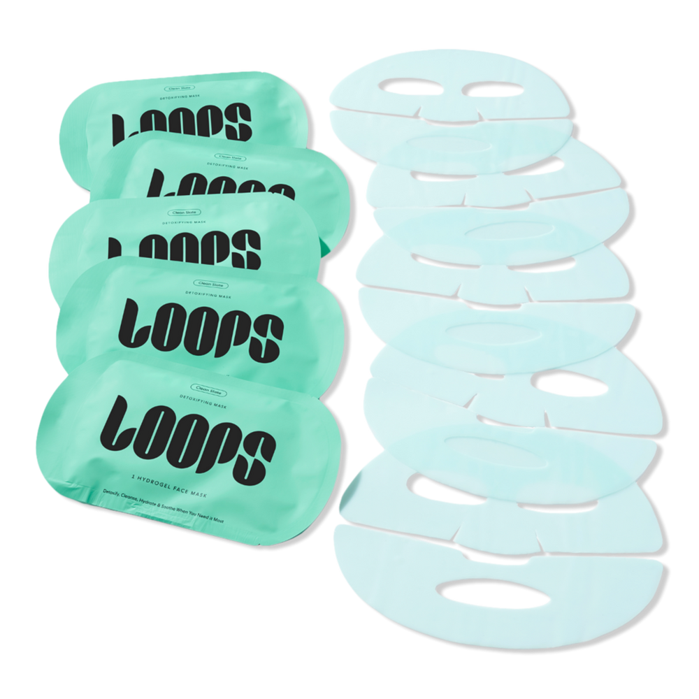 Loops Clean Slate Detoxifying Face Mask 5 Piece Set
