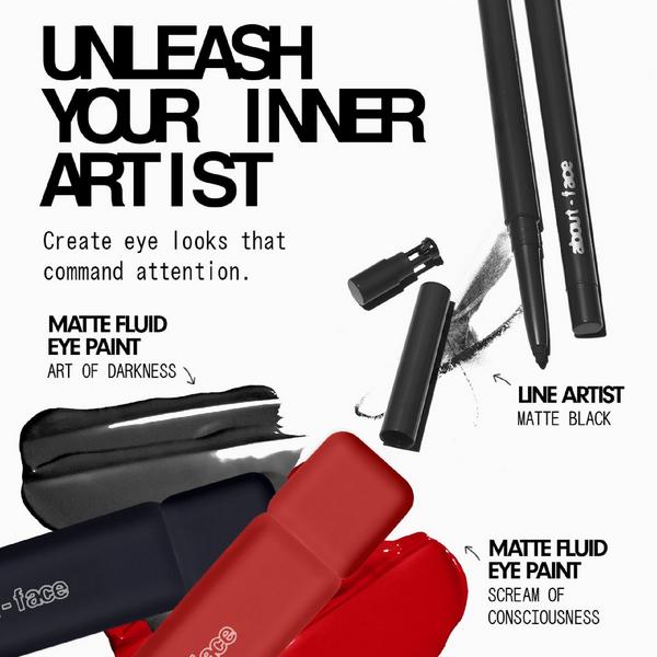 about-face Matte Fluid Eye Paint #8