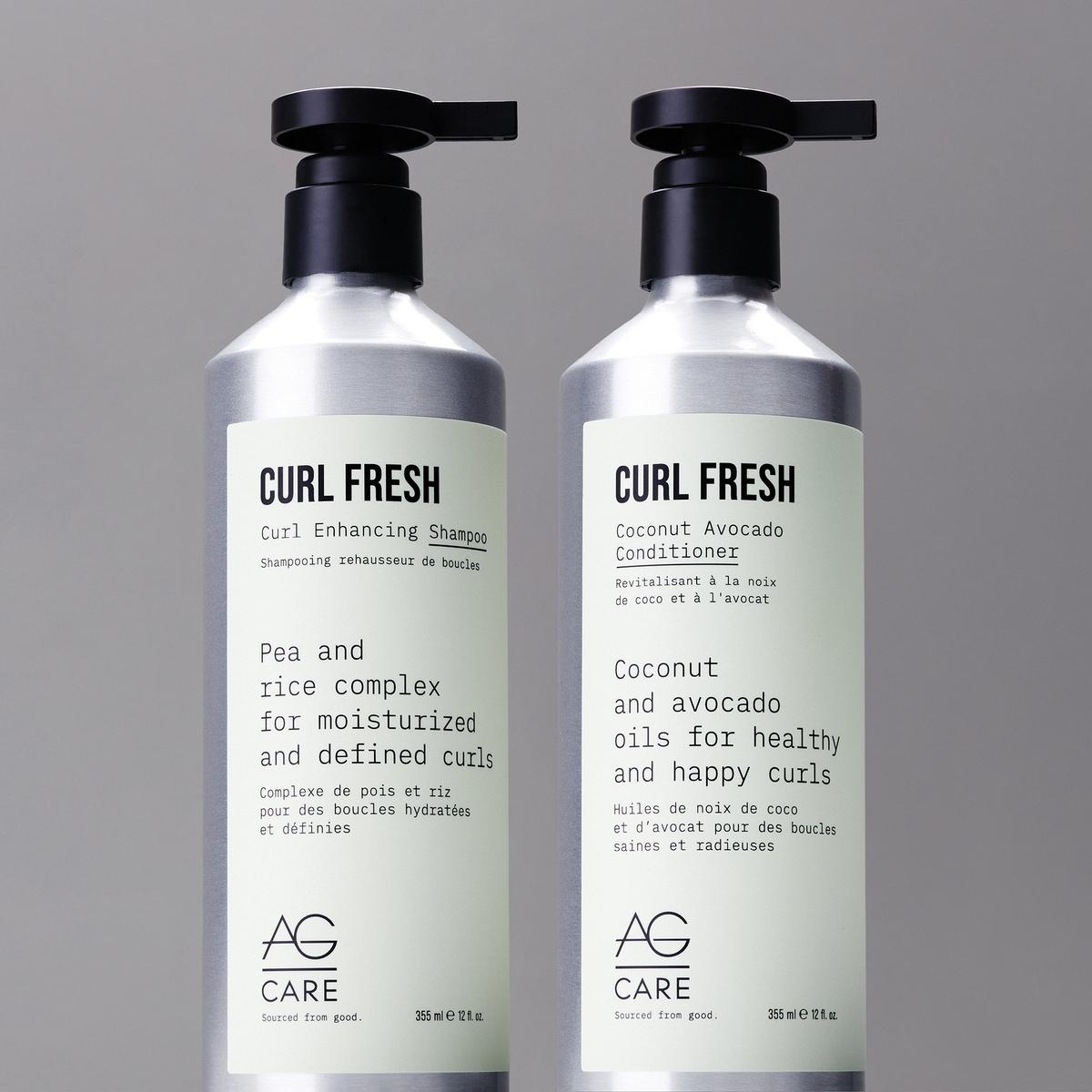 AG cheapest Hair Curl Fresh Shampoo and Conditioner Liter Set.