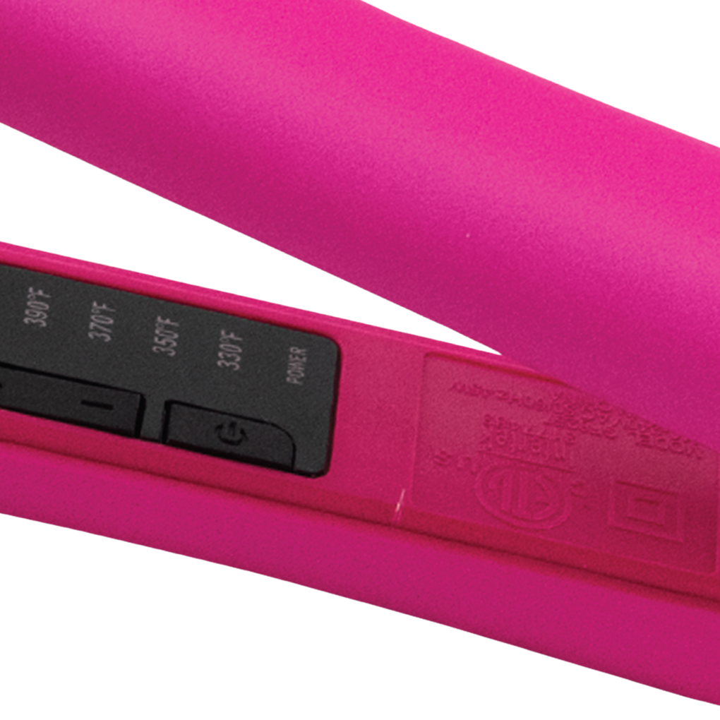 Chi hot pink rubber metallic flat iron outlet reviews