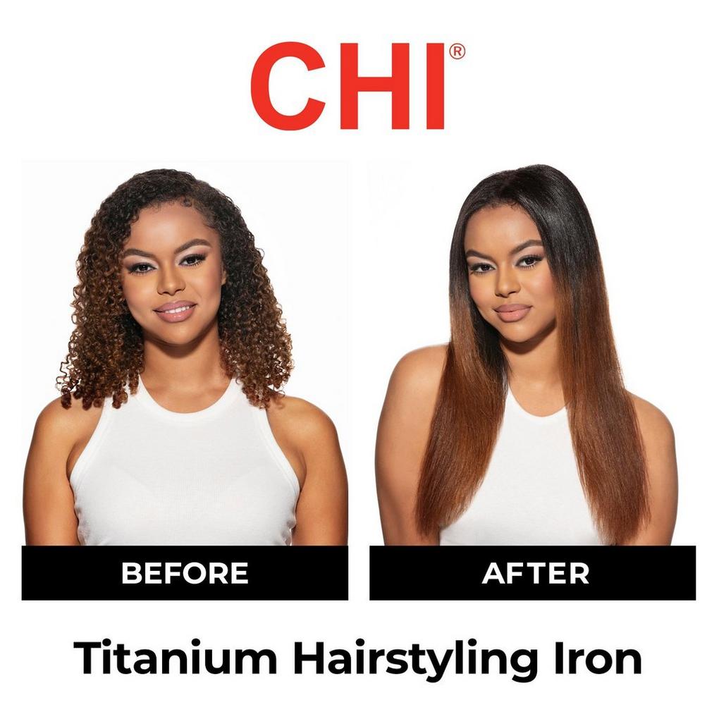 Does titanium flat iron damage clearance hair