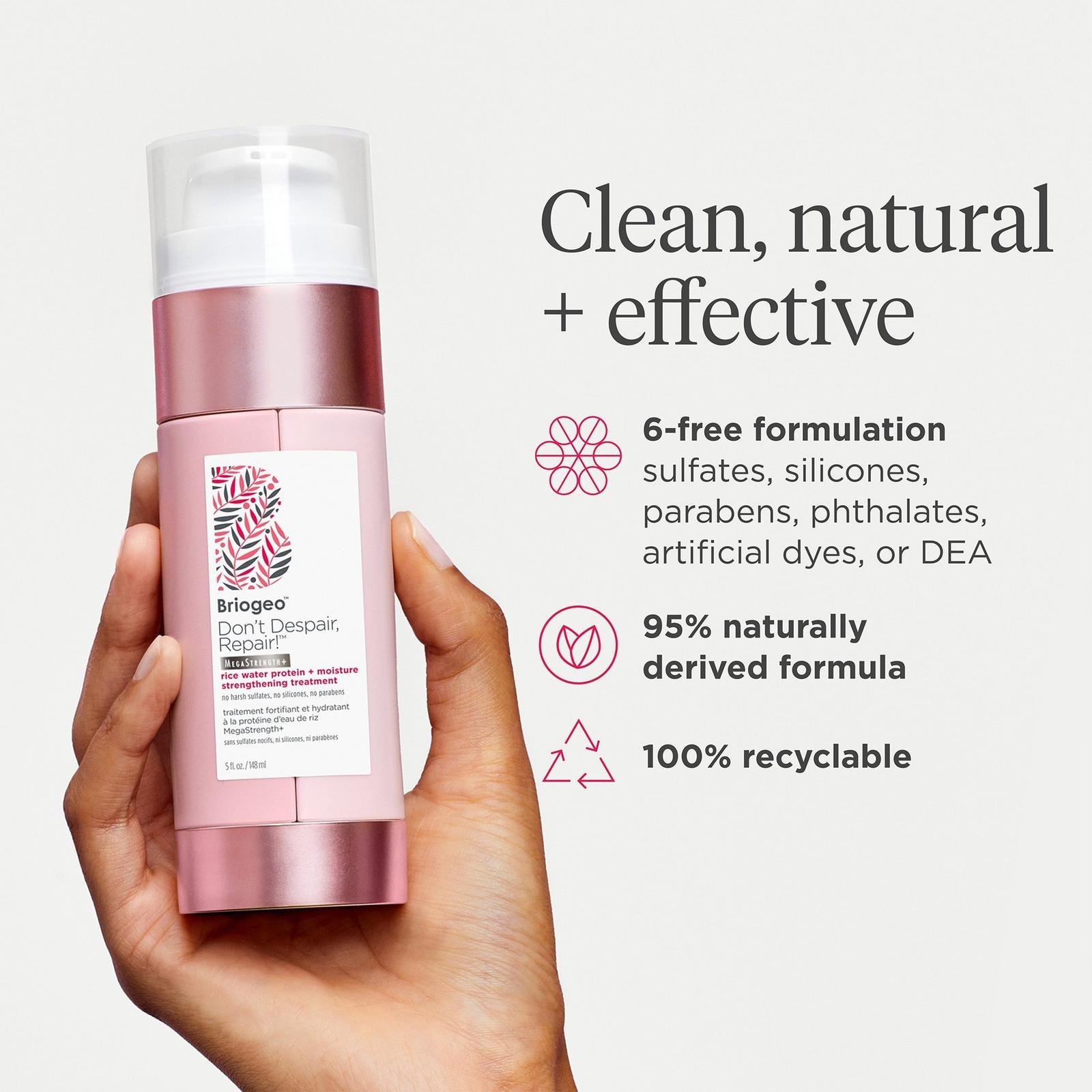 Don't Despair, Repair! Rice Water Protein + Moisture Strengthening Hair Treatment