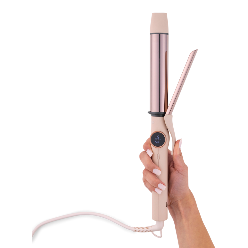 Curling wand deals with clip