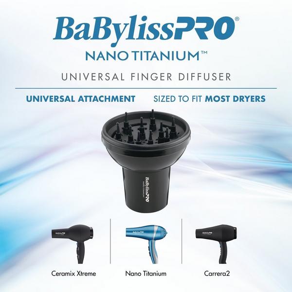 BaBylissPRO Nano Titanium Universal Finger Diffuser #3