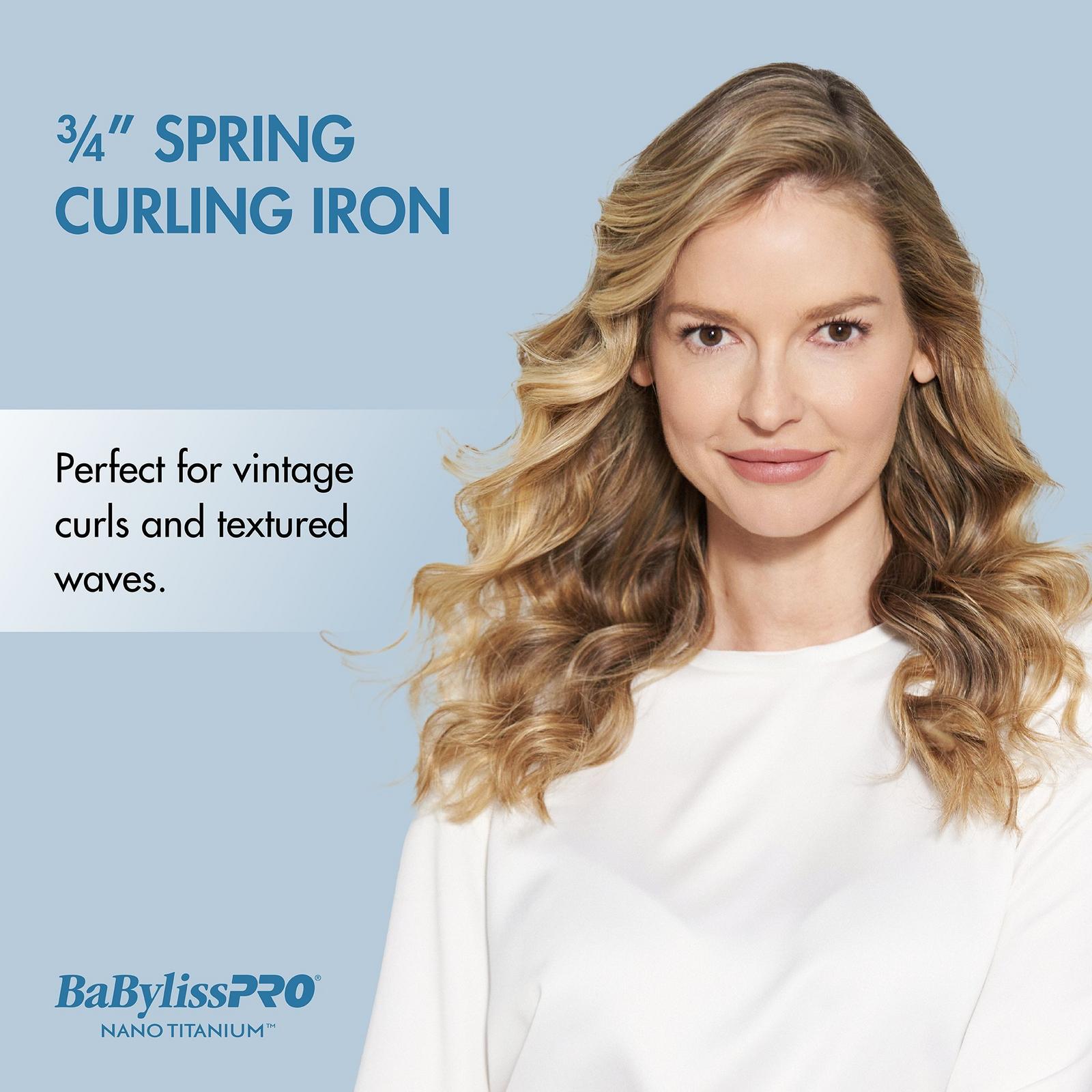 Nano Titanium Spring Curling Iron