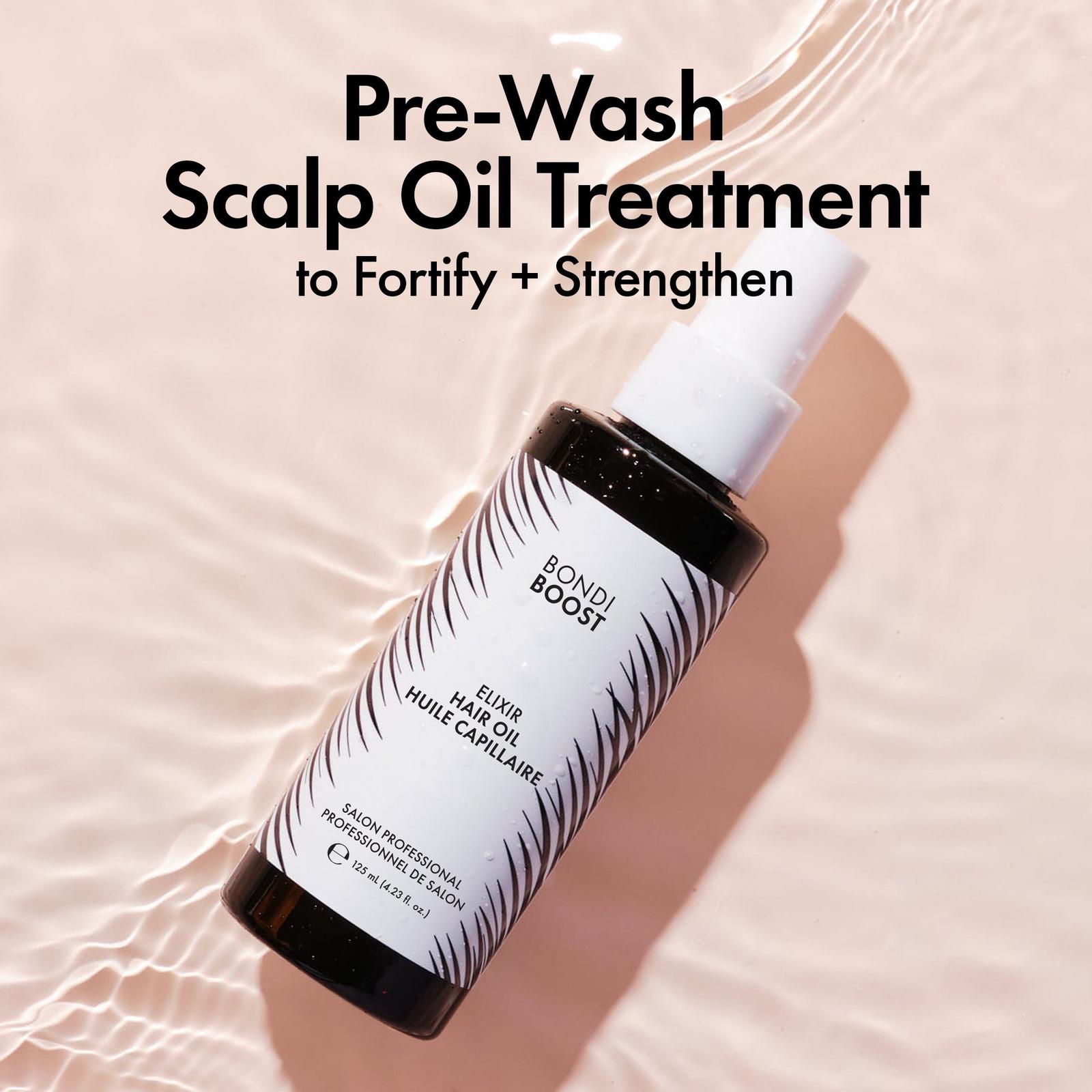 Elixir Hair Pre-Shampoo Oil for Thicker, Stronger, Fuller-Looking Hair