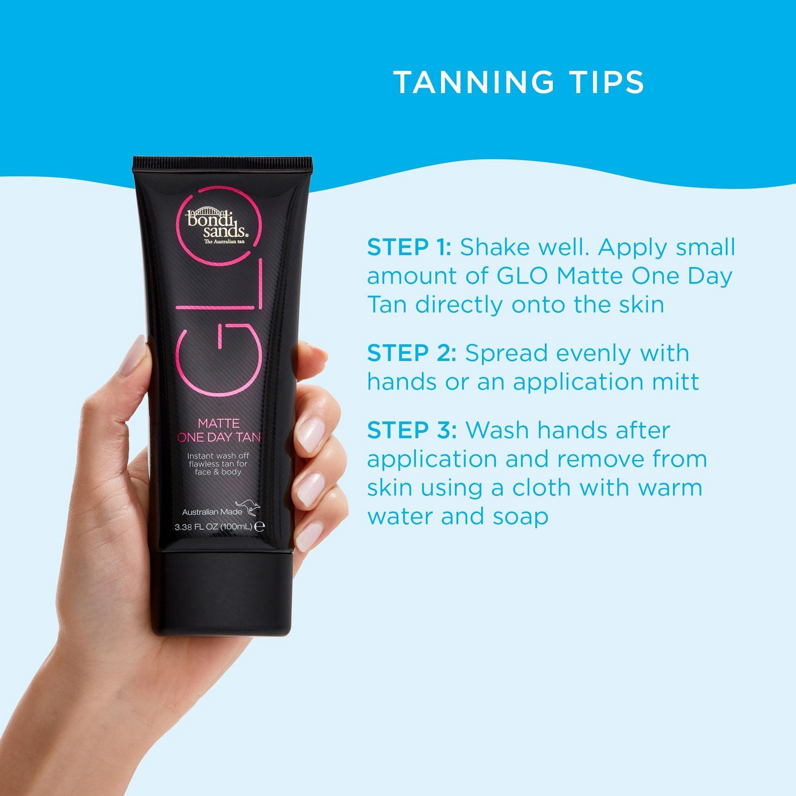 GLO Matte One Day Tan for Face and Body